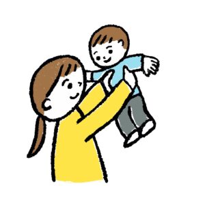 抱っこしようとしてギックリ腰に