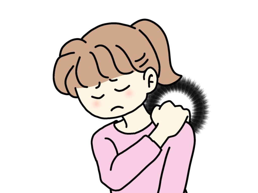 首を動かすと首・肩・腕に違和感