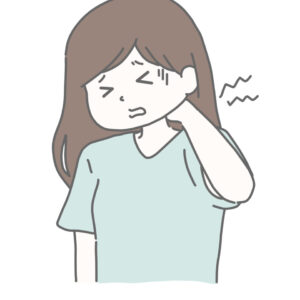 首が痛い